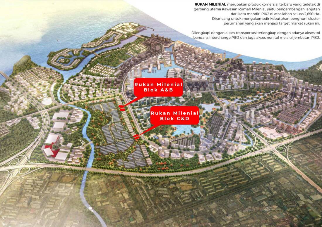 Siteplan Rukan Milenial